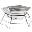 HALIN Stainless Steel Barbecue Charcoal Grill Hexagon Shaped BBQ Tool Kits for Outdoor Picnic BBQ Sale