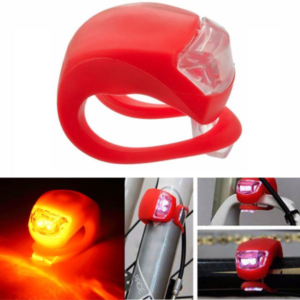 Bicycle Light Front and Rear Silicone LED Bike Light Multi-Purpose Water Resistant Headlight Taillight for Cycling Safety Online Hot Sale