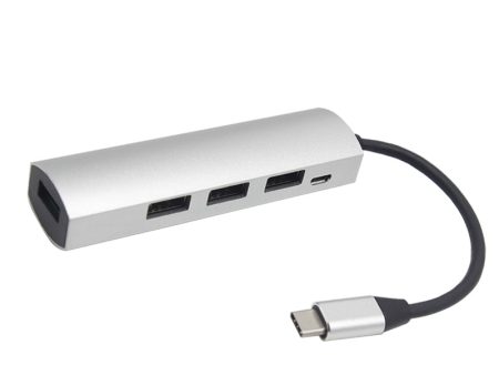 JW-331 USB-C Splitter Type-C 3.1 HUB Dock Adapter with 4-Port Type-C HUB USB 3.0 Discount