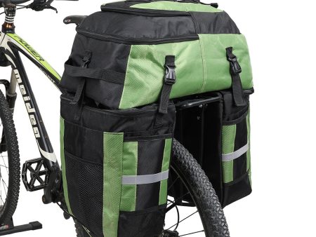 RHINOWALK 3 in 1 60L Bicycle MTB Bike Bag Large Capacity Rear Rack Seat Tail Pannier Pack Cycling Bag Sale