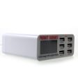 6 USB Ports Charger with Digital Display 30W Total 5V 6A Output Online