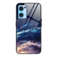 For Oppo Reno7 5G (Global) Pattern Printing Anti-fall Phone Case Well Protection Tempered Glass+PC+TPU Phone Cover For Cheap