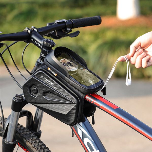 WEST BIKING 6.5inch Touch Screen Phone Bag Waterproof MTB Road Bike Top Tube Frame Bag Discount