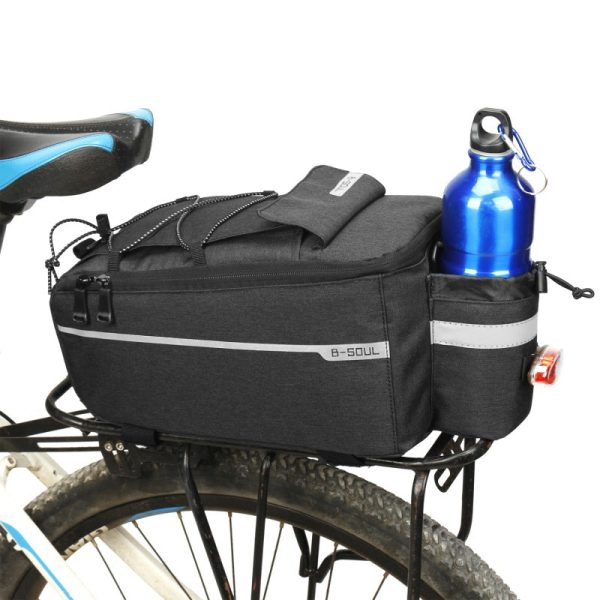 B-SOUL 10L Bicycle MTB Bike Waterproof Insulation Bag Rear Rack Tail Pannier Pack Cycling Bottle Holder Storage Bag For Discount