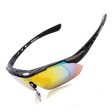 WOLFBIKE BYJ-013 Bicycle Cycling Glasses Sports Sunglasses Anti-UV Polarized Goggles with Interchangeable Lenses Online now