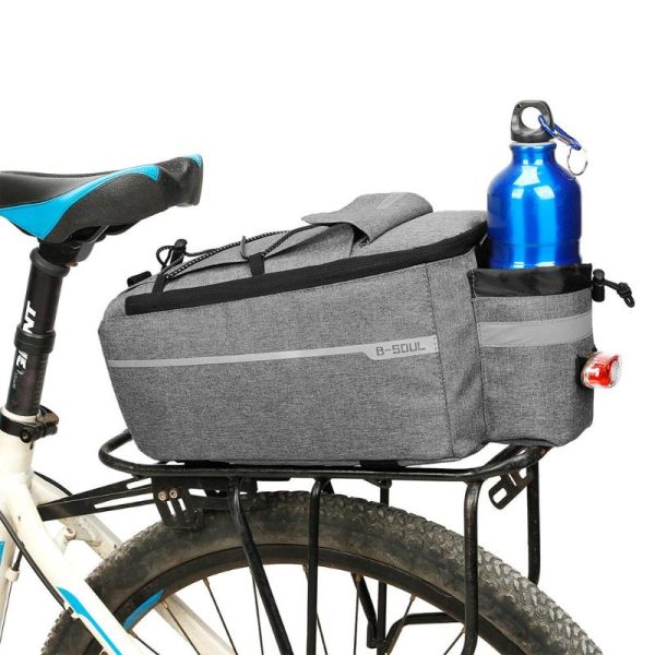 B-SOUL 10L Bicycle MTB Bike Waterproof Insulation Bag Rear Rack Tail Pannier Pack Cycling Bottle Holder Storage Bag For Discount