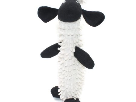 Pet Dog Cat Plush Monkey Sheep Crocodile Sound Bite Playing Toy For Discount