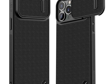 NILLKIN for iPhone 13 Pro Max 6.7 inch Nylon Fiber Textured Hard PC + Soft TPU Phone Case with Slide Camera Cover on Sale