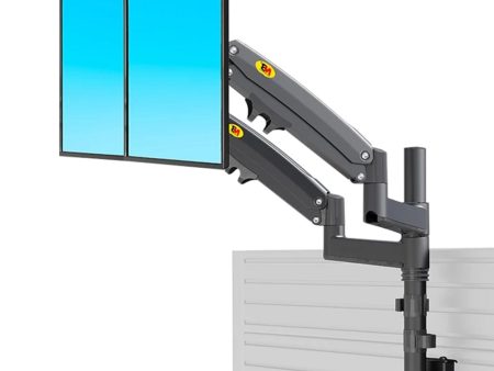 NORTH BAYOU M80 22-32 inch Dual Screen Computer Monitor Holder Adjustable Monitor Support Arm Bracket For Discount