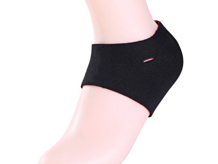 1 Pair Men Women Heel Warmer Anti-dry Sleeve Protective Socks for Fitness Running Sale