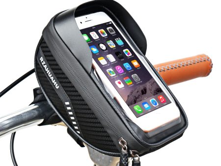 Waterproof Visor Design Bike Touch Screen 7.1-inch Phone Pocket Bicycle Cycling Handlebar Bag Fashion