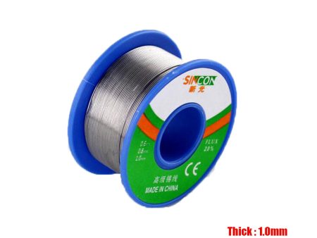 SINCON 1.0mm Flux Soldering Tin Lead Solder Wire Rosin Core Discount