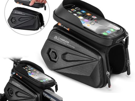 WEST BIKING 6.5inch Touch Screen Phone Bag Waterproof MTB Road Bike Top Tube Frame Bag Discount