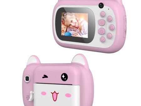 C10 24MP HD Dual Camera Kid Instant Print Camera 2.4 Inch Screen Children Cartoon Camera Toy on Sale