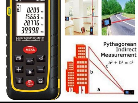 80M Laser Distance Meter Handheld Digital Range Finder Distance Meter Measure Test Tool Fashion