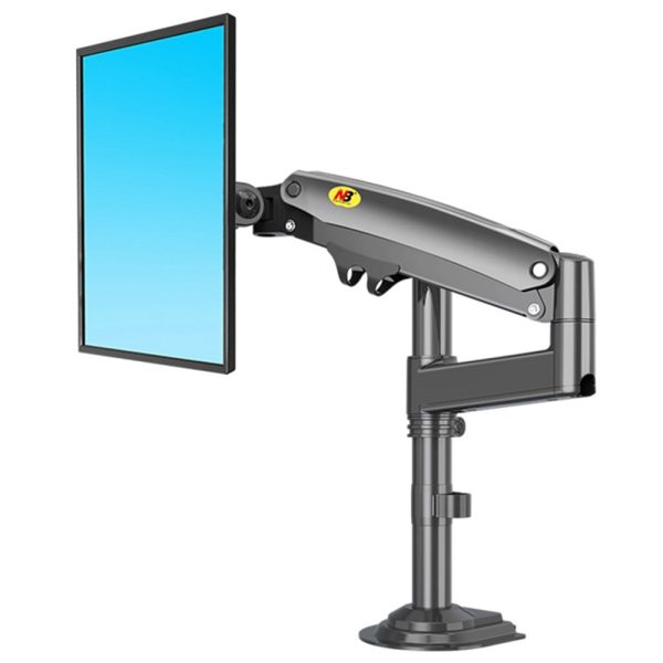 NORTH BAYOU H100 Desk Clip-on Monitor Support Arm Adjustable 22-35 inch Computer Monitor Holder Bracket For Sale