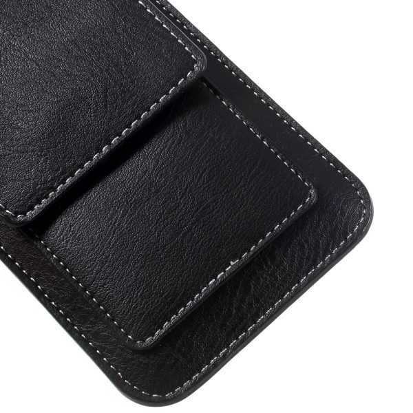 Card Holder Leather Pouch Case with Belt Loop for iPhone 6 6s 7 8 SE (2020) SE (2022) 4.7 inch, Size: 140 x 78mm Discount