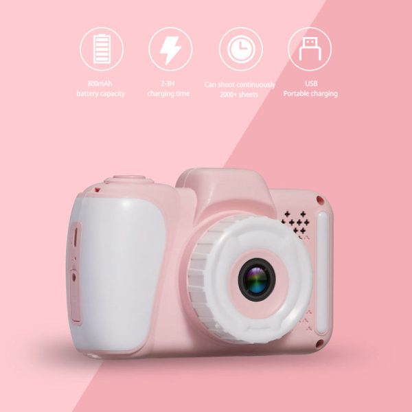 X38 Kid's Camera Toys IPS 3.5-inch Kid's Video Camera 1080P Early Education Children Camera Supply