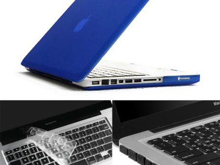 Deep Blue ENKAY HAT PRINCE for MacBook Pro 13.3  A1278 Matte PC Hard Shell + Keyboard Film + Anti-dust Plugs Online Hot Sale