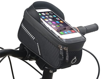 Bike Top Tube Waterproof Bag Bicycle Cycling 7-inch Phone Touchscreen Visor Pouch Storage Bag Fashion