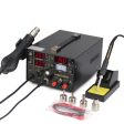 YIHUA 853D LED Soldering Rework Station + Hot Air Gun + 15V 1A Power Supply 3-in-1 Welding Tool Fashion