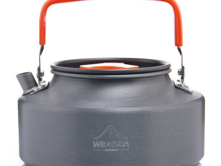 WIDESEA WSKT-11R 1.1L Camping Teapot Camp Water Cooking Tool Family BBQ Hiking Kettle (BPA-free, No FDA Certification) Online now