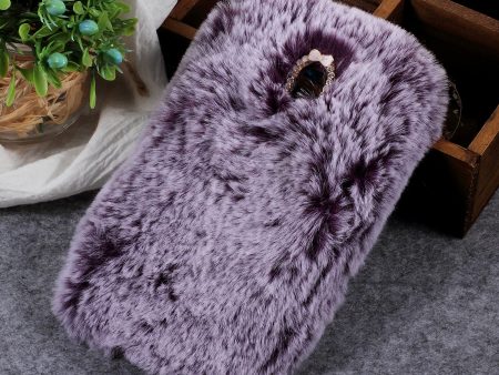 Soft Fur Coated Rhinestone TPU Shell Case for Samsung Galaxy J6 (2018) Supply