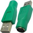 USB A Plug to Mini DIN6 female Adapter (PS 2 to USB);with packing For Discount