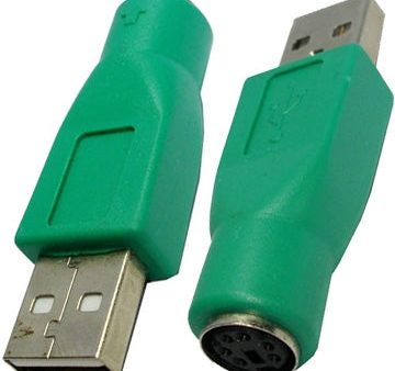 USB A Plug to Mini DIN6 female Adapter (PS 2 to USB);with packing For Discount