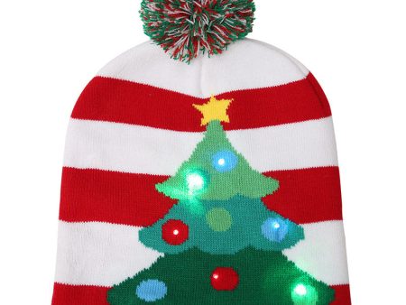 LED Light-Up Ugly Sweater Holiday Xmas Christmas Beanie Online