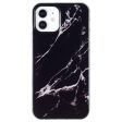 For iPhone 12 mini 5.4 inch IMD Marble Pattern Ultra Slim Phone Case Drop-proof Protective Cover Sale