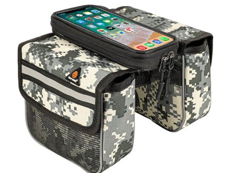 WEST BIKING Anti-splash Touch Screen Mobile Phone Bag Bicycle Front Bag Supply