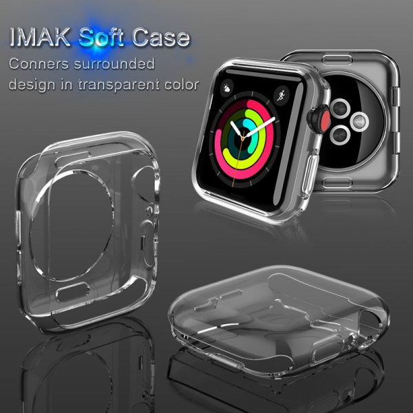 IMAK UX-3 Series for Apple Watch Series 3 2 1 38mm Soft Shell Case [Hollow Front Version] Online now