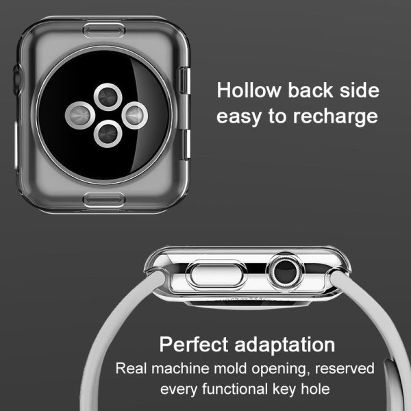 IMAK UX-3 Series for Apple Watch Series 3 2 1 42mm Soft Protective Case [Hollow Front Version] Online Sale