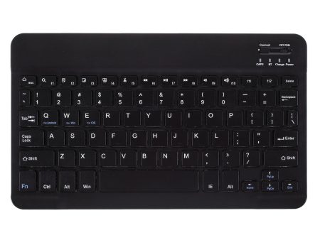 10 Inch Mini Bluetooth Keyboard USB Rechargeable Wireless Keyboard for iPad Tablet PC For Sale