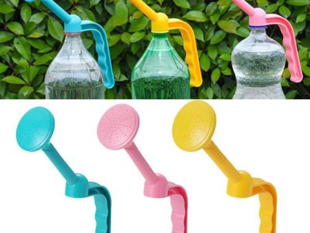 3Pcs Mixed Color Garden Tools Plastic Watering Can Long Mouth Shower Watering Can Spout Hot on Sale