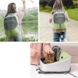 LDLC QS-067 Contrasting Color Pet Backpack Breathable Dog Cat Shoulders Bag Outdoor Travel Pet Carrier Hot on Sale