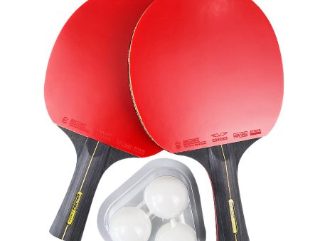 A11 Table Tennis Rackets Set Ping Pong Bats with Balls Shakehand Grip   Long Handle Sale