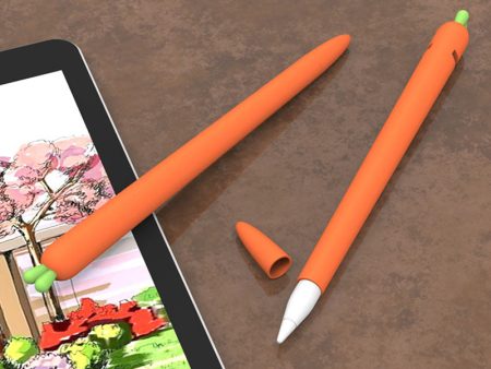 Carrot Pattern Silicone Pen Case for Apple Pencil 1st Generation Cheap