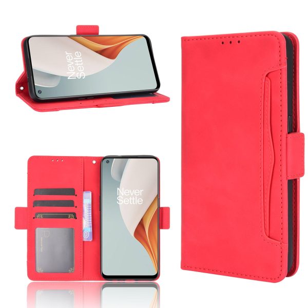 Multiple Card Slots Leather Wallet Mobile Phone Case for OnePlus Nord N100 For Cheap