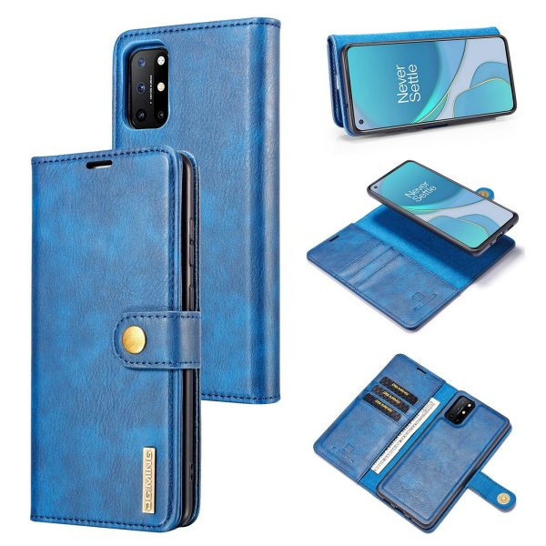 DG.MING Wallet Split Leather Cover Detachable 2-in-1 PC Back Case for OnePlus 8T For Discount