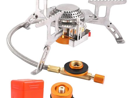 103 3500W Gas Stove Portable Collapsible Outdoor Boxed Butane Gas Camping Picnic Stove Burner For Cheap