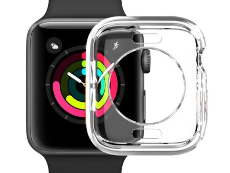 IMAK UX-3 Series for Apple Watch Series 4   5   6 44mm   SE 44mm   SE (2022) 44mm Soft Protective Cover [Hollow Front Version] Sale