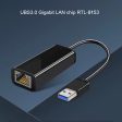 UE010 USB 3.0 1000Mbps Gigabit Ethernet Adapter USB 3.0 to RJ45 Lan Network Card for Laptop PC Online