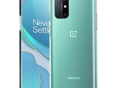 Anti-fingerprint See-through Clear TPU Back Shell for OnePlus 8T Online now