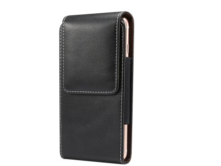 5.7-6.0 inch Universal Wear-resistant Leather Belt Clip Phone Pouch Case for iPhone Samsung Huawei Etc. Online Sale