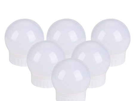 6 Bulbs LED Makeup Mirror Light Bulb Hollywood Vanity Dimmable Lamp for Dressing Table on Sale