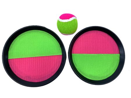 2Pcs Kids Catcher Paddle Sticky Ball Catch Toss Game Children Outdoor Sports Toy Online