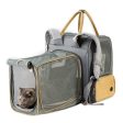 LDLC QS-094 Expandable Breathable Pet Carrier Backpack Dog Cat Carrying Shoulders Bag For Cheap