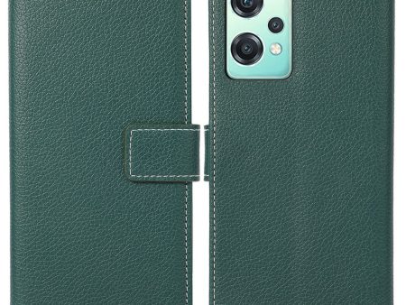 For OnePlus Nord CE 2 Lite 5G Anti-drop Protective Phone Case Side Buckle Litchi Texture Leather Shell, Fingerprint-Free Wallet Stand Design PU Leather Anti-Scratch Cellphone Cover For Cheap